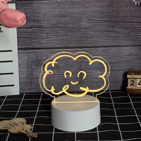 LED RGB Sandscape ランプ移動サンドアートナイトライト 6 色の砂時計ライト 3D 深海ディスプレイ装飾クリスマスギフト